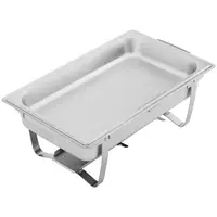 Chafing dish - GN 1/1 - 9 L - 2 Brandstofcontainer - 500x300x60 mm - Royal Catering