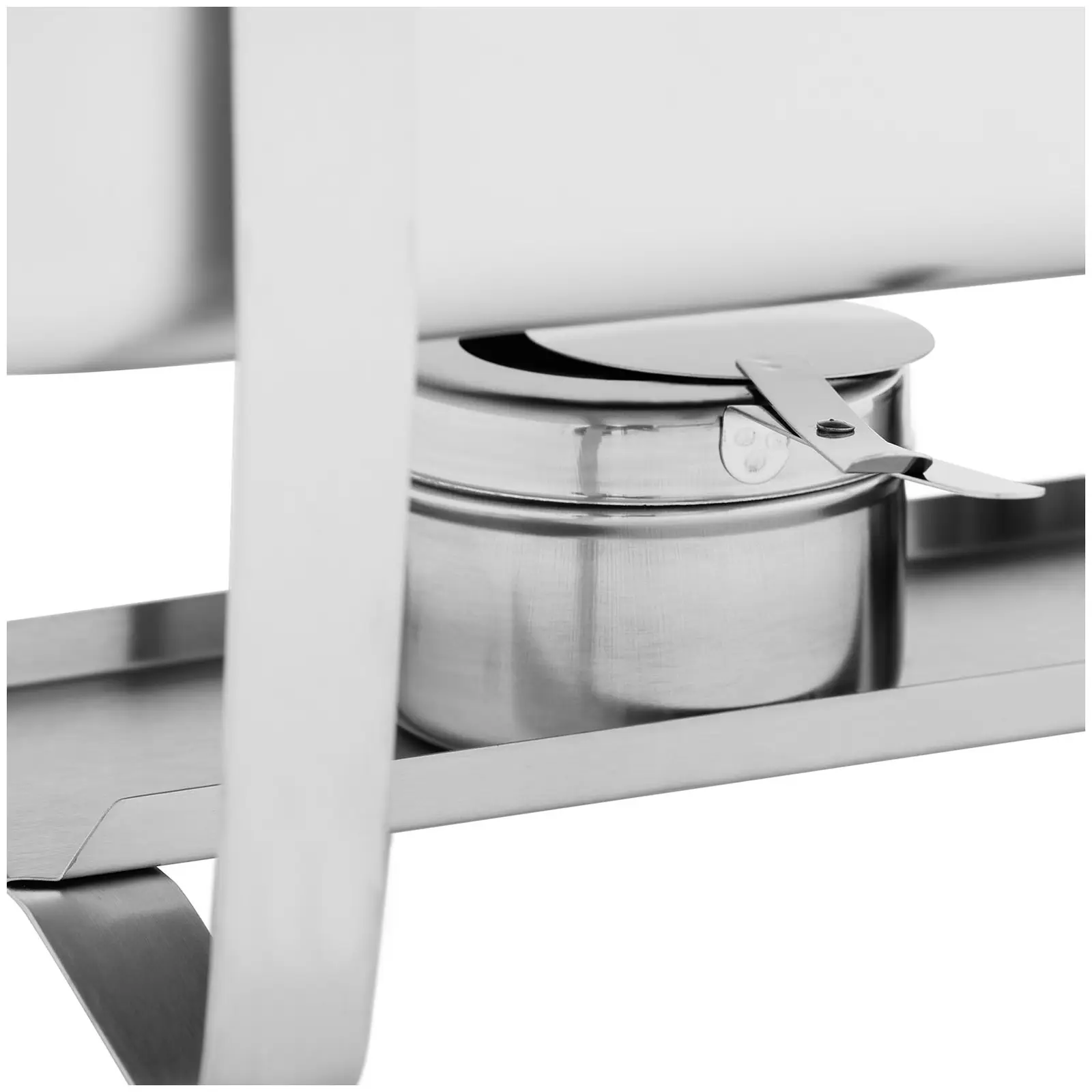 Chafing Dish - GN 1/2 - 2 x GN 1/4 - 9 l - 2 nádoby na palivo - 295 x 235 x 60 / 240 x 135 x 65 mm - Royal Catering (Objem: 9 l)