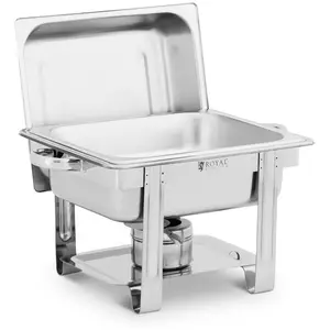 Chafing dish - 4,5 L - inkl. GN 1/2 behållare - Royal Catering