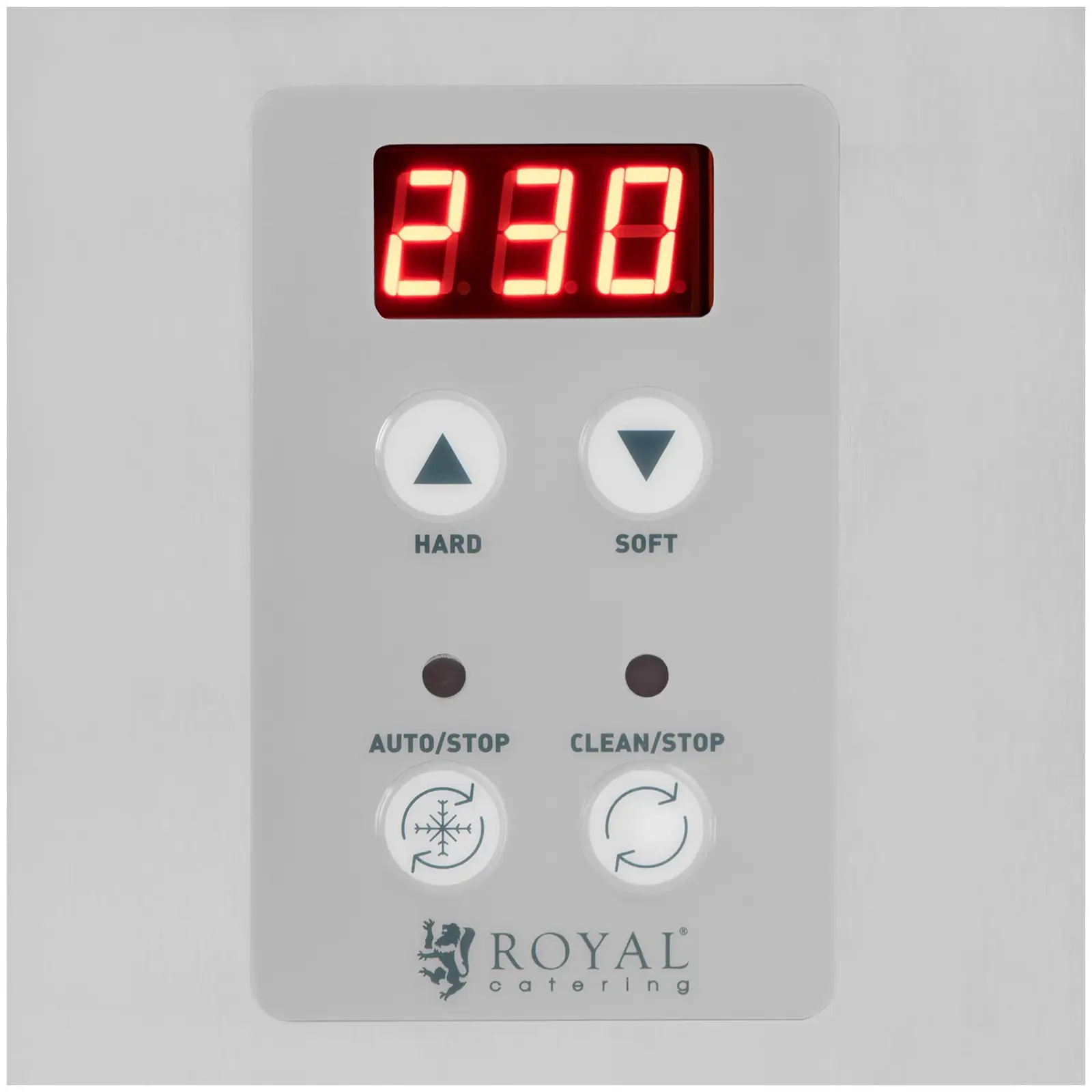 Výrobník zmrzliny - 1 500 W - 15 l/h - pojízdný - Royal Catering (Kolečka: Ano)