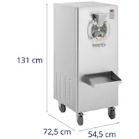 Maszyna do lodów - 1500 W - 15-22,5 l/h - 1 smak - na kółkach - Royal Catering