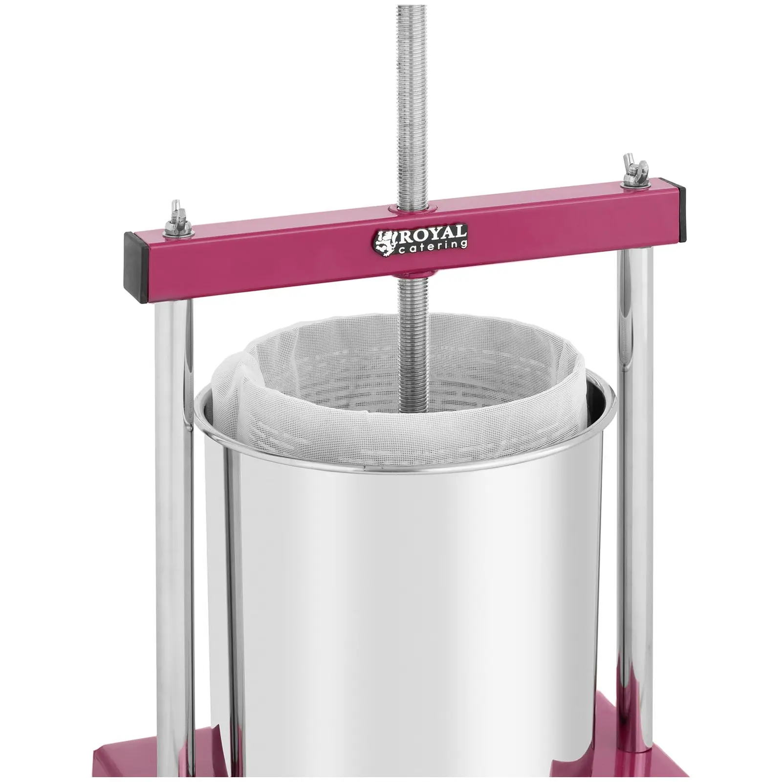 Juice Press - stainless steel/iron - 5 l - incl. 5 muslin cloths - Wiesenfield