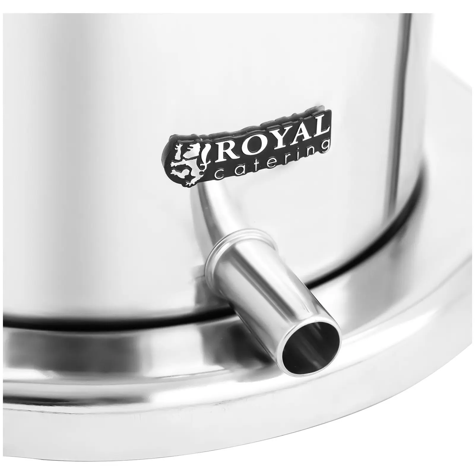 Pressoir à fruit - inox - 3 l - 5 étamines pour pressoir incluses - Royal Catering (Volume: 3 l)