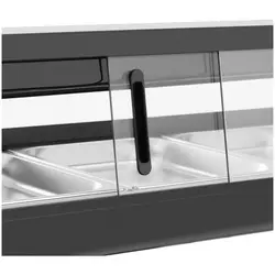 Sushi Display Case - refrigerated - 132 L - GN 5 x 1/2 - lighting - Royal Catering