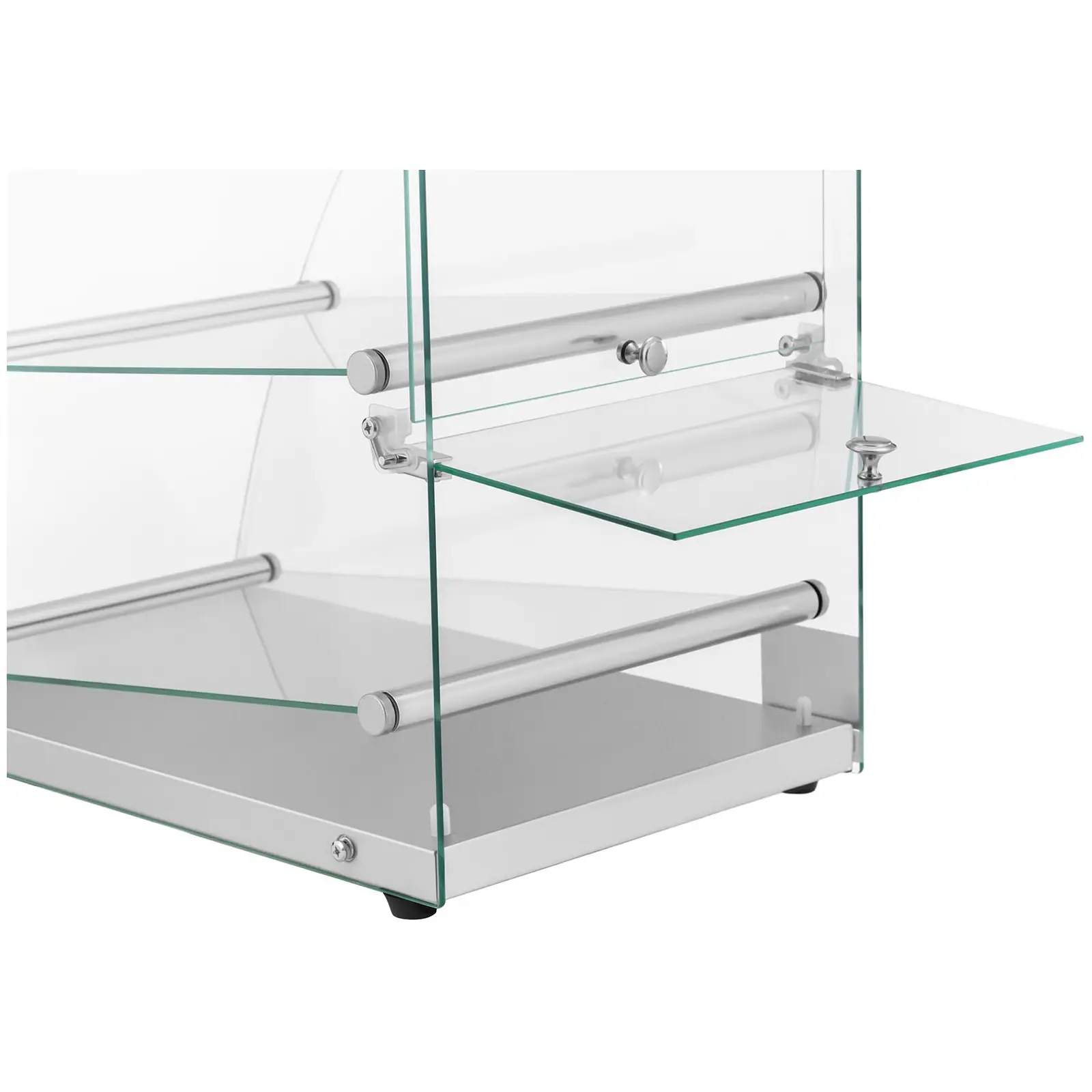 Vitrine neutre - 70 l - 2 niveaux