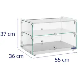 Cake Display Cabinet - 50 l - 2 levels