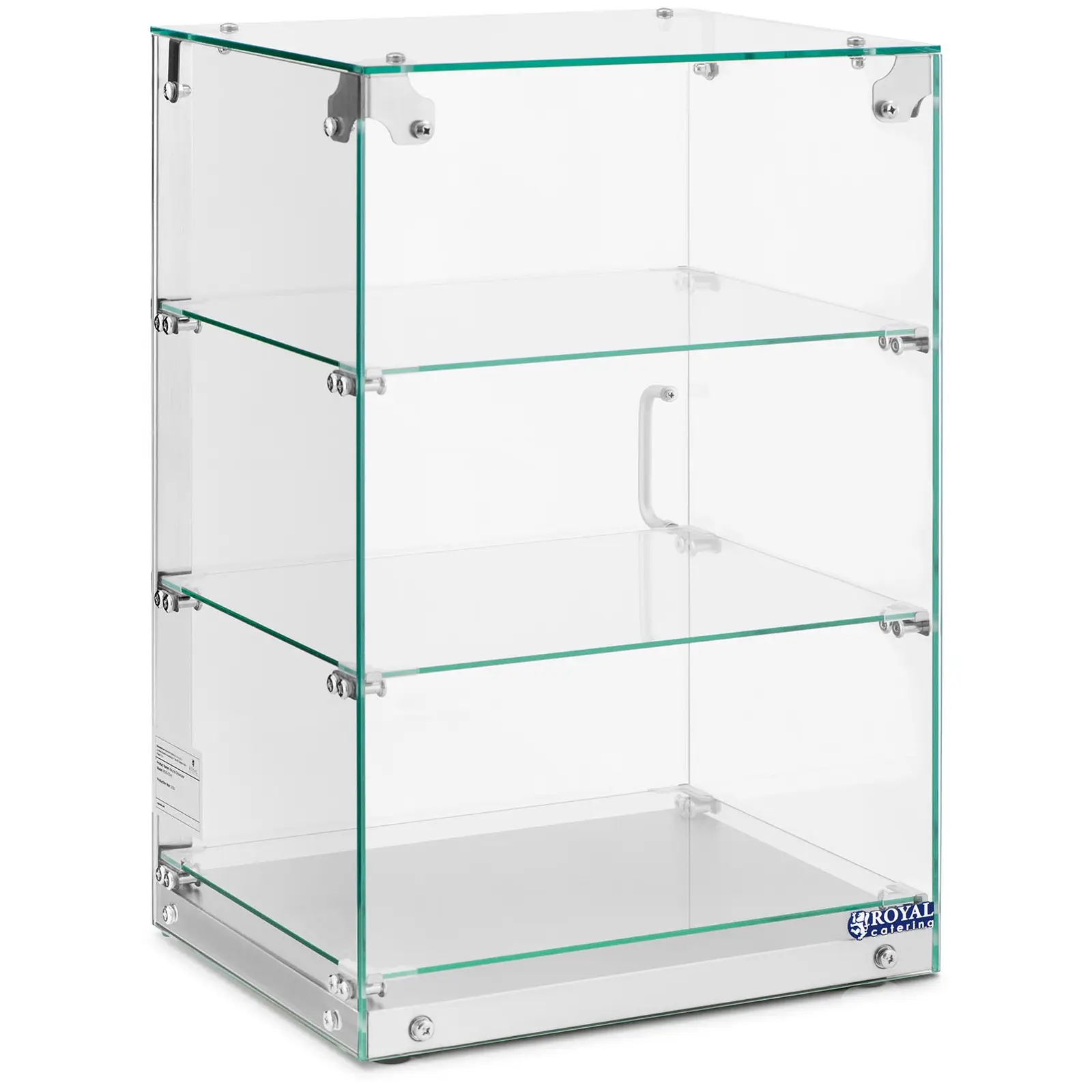 Vitrine neutre - 60 l - 3 niveaux