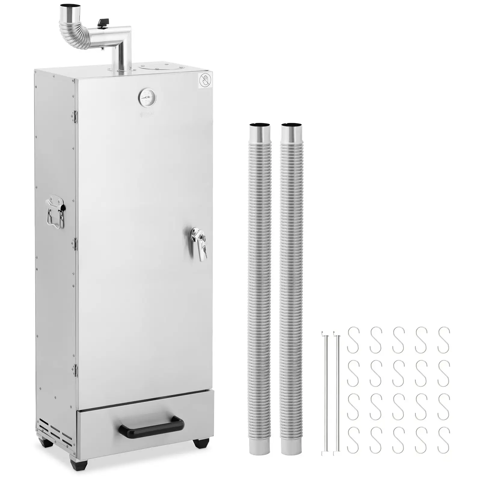 Food Smoker - 113 L - 6 Grates - Royal Catering