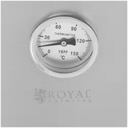 Füstölő szekrény - 113 l - 6 rács - Royal Catering