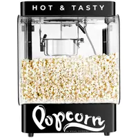 Ammattimainen popcorn-kone - moderni muotoilu - 4 - 5 kg/h - 1,2 l - musta - Royal Catering