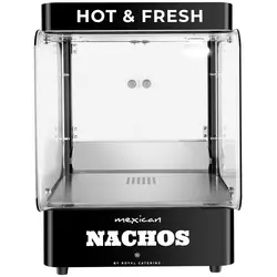 Aquecedor de nachos - design moderno - 99 l - 50-60°C - preto - Royal Catering
