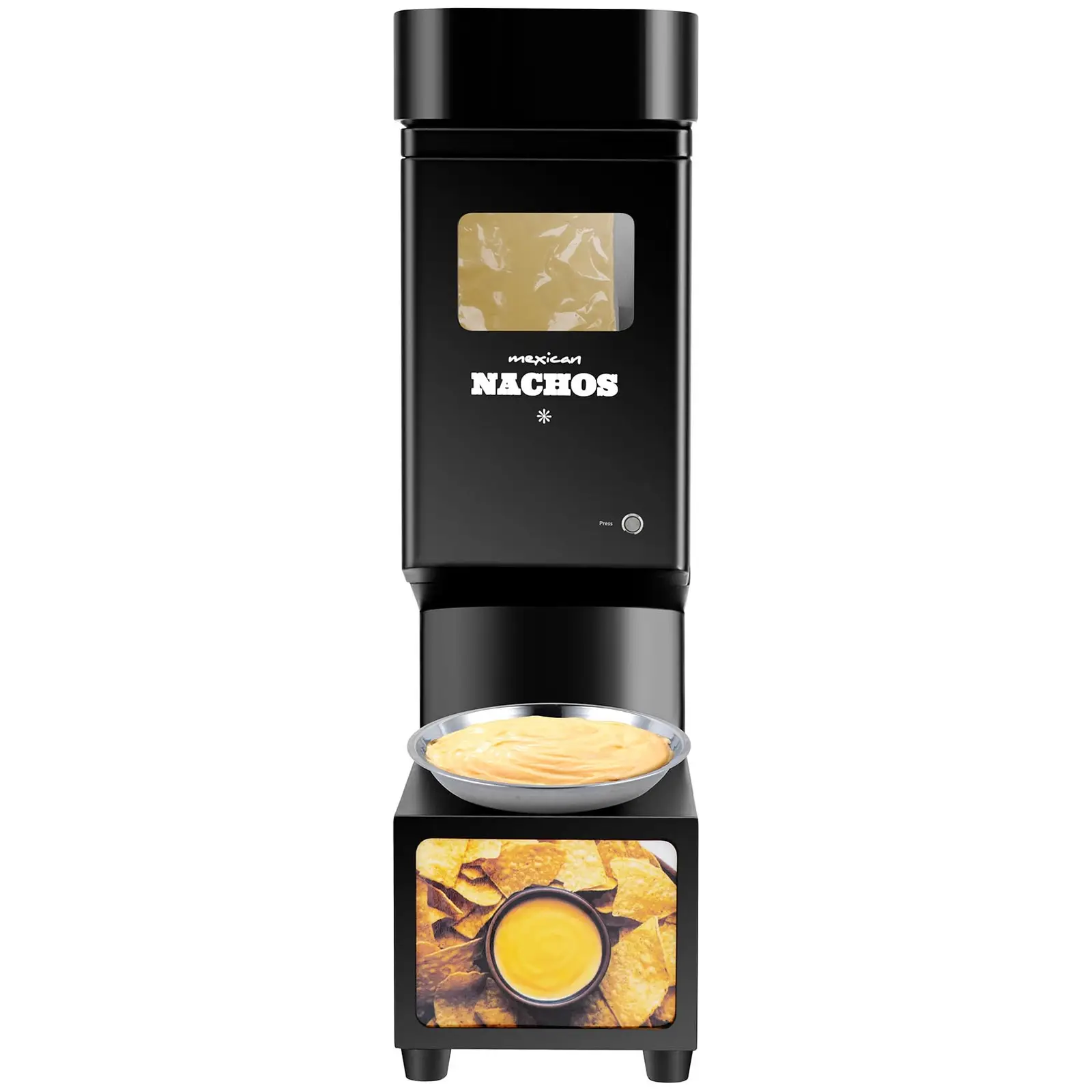 Andrahandssortering Professionell såsdispenser - Nacho-ost - Modern design - 4,8 l - 55 - 80 °C - Svart - Royal Catering