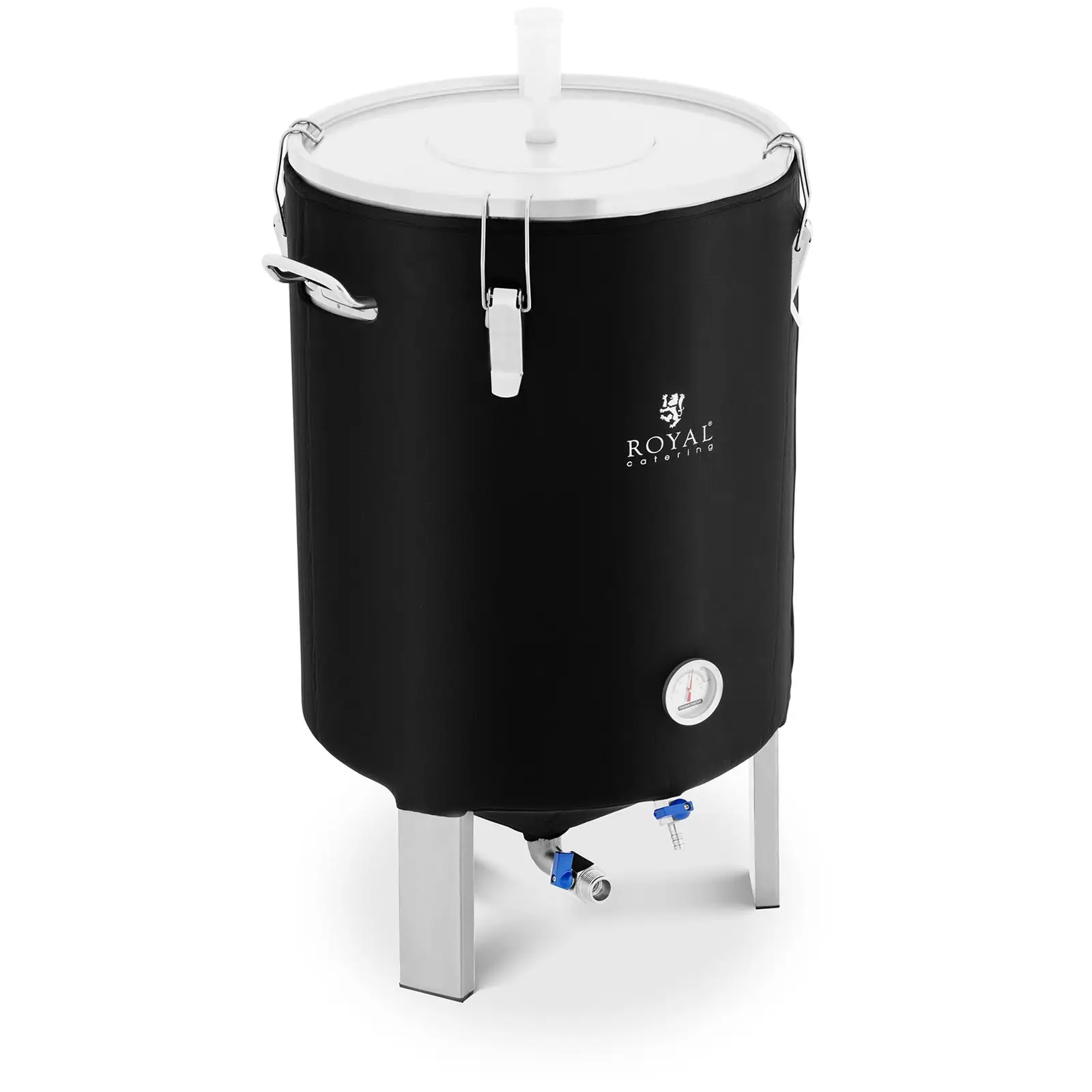 Fermenter - 60 L - 0 - 40 °C - Edelstahl - mit Isoliermantel