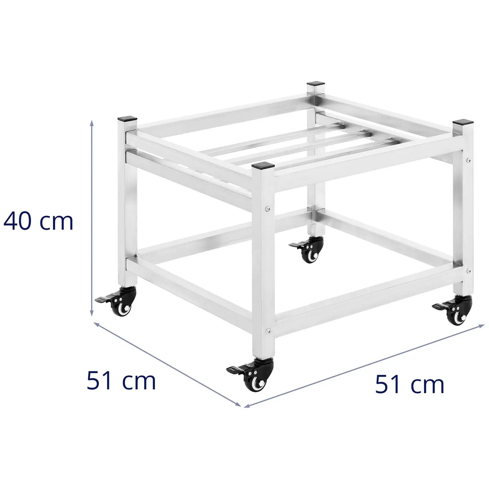 Edelstahlwagen - für Maische- oder Braukessel - 45 x 45 cm - 150 kg