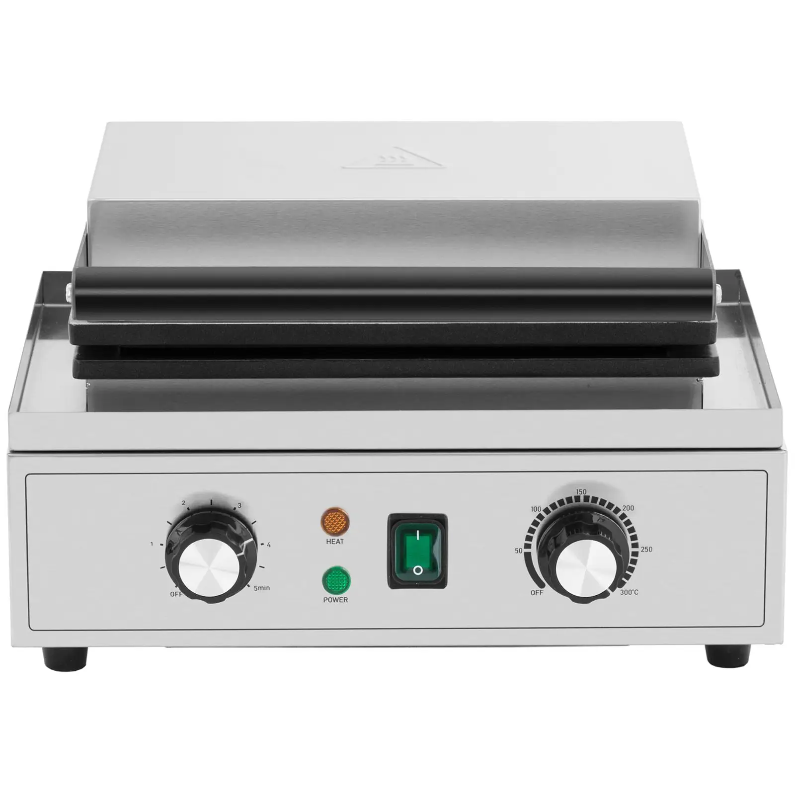 Appareil à gaufre - 3 Gaufres belges - 1500 W - 50 - 300 °C - minuterie 0 - 5 min - Royal Catering (Signal sonore: Oui)