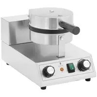 Piastra per waffles a cuore - 1000 W - 50 - 300 °C - Timer - 10 mm - Royal Catering
