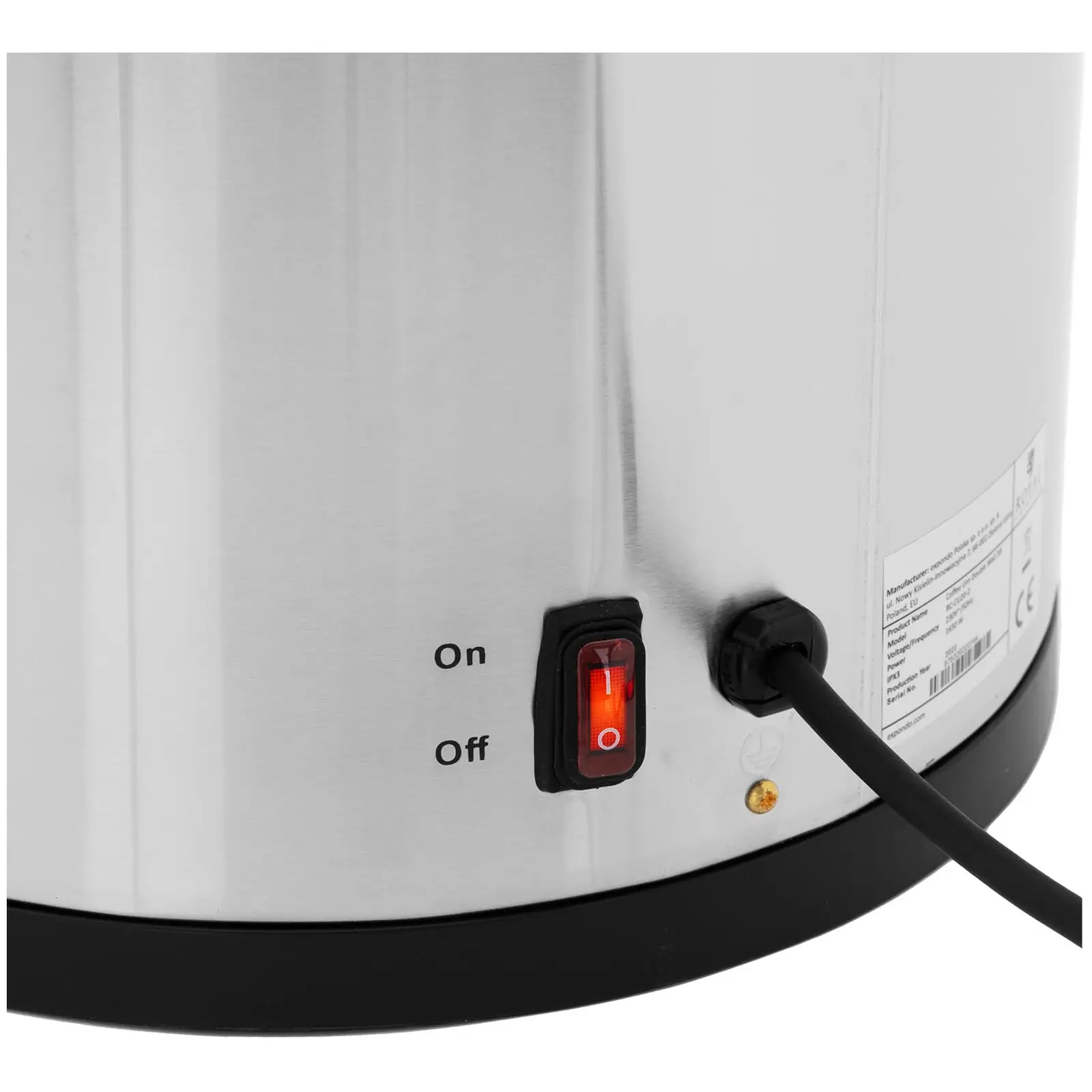 Percolateur - 20 L - Royal Catering (Poignée Cool Touch: Oui)