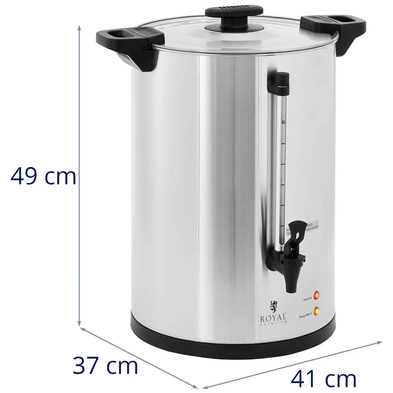 Kávovar s filtrom – 20 L – Royal Catering