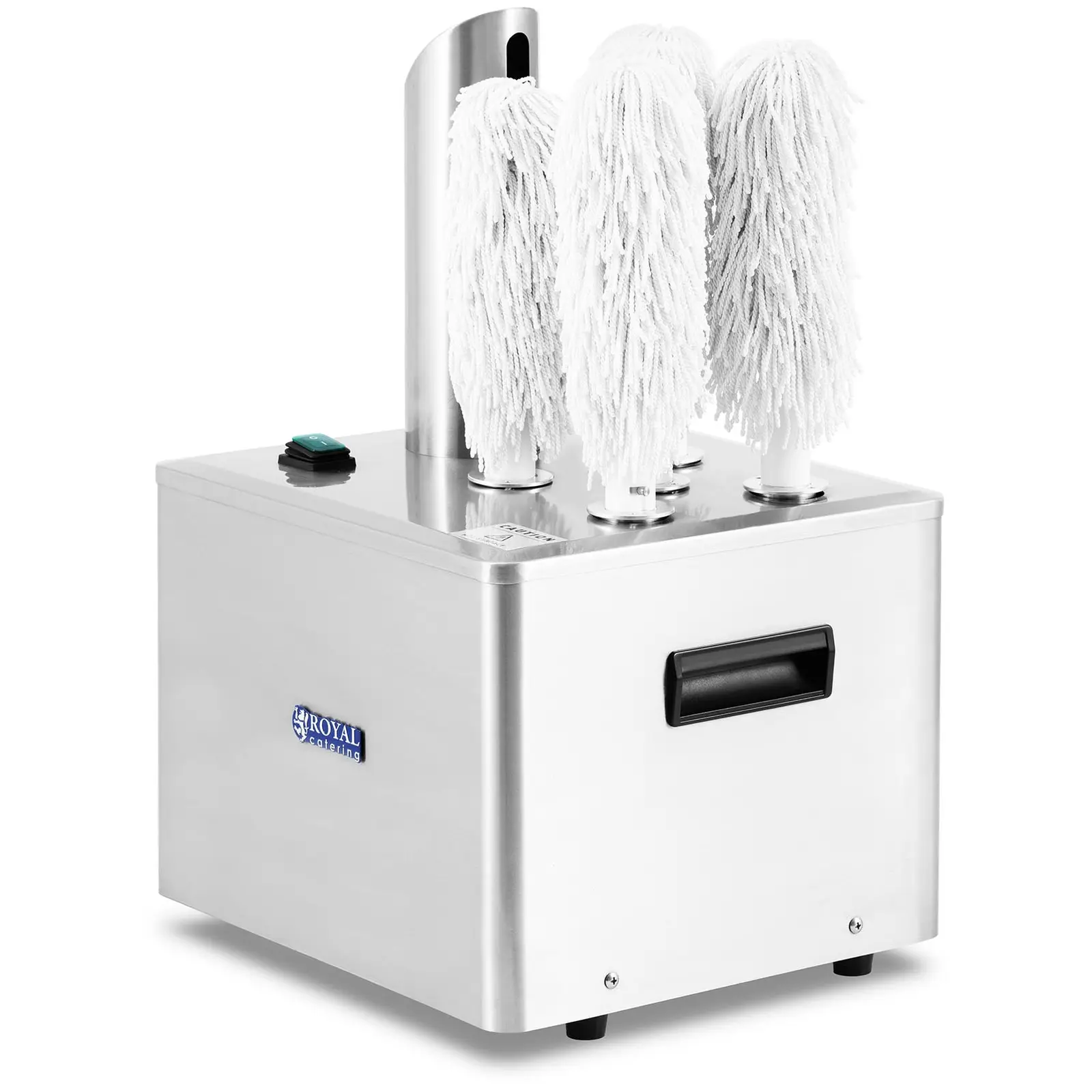 Leštička sklenic - 5 kartáčů - 1 320 W - 330 sklenic/hod - Royal Catering