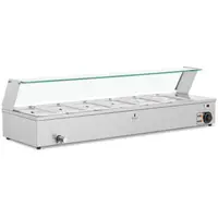 Bain Marie - 6 GN 1/3 Behälter - Royal Catering