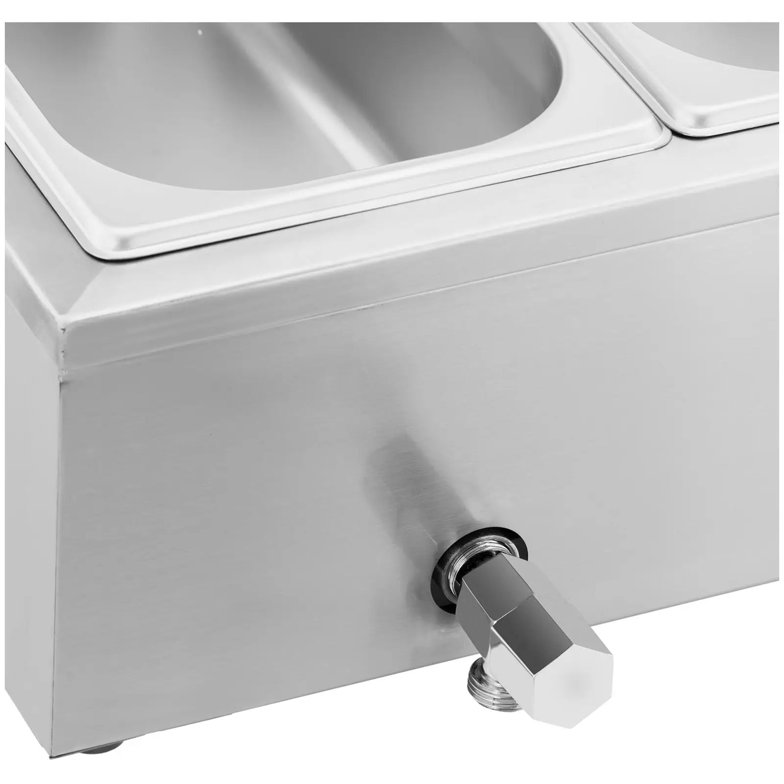 Bain Marie - 6 GN 1/3 kontejner - Royal Catering (Výpustný kohout: Ano)