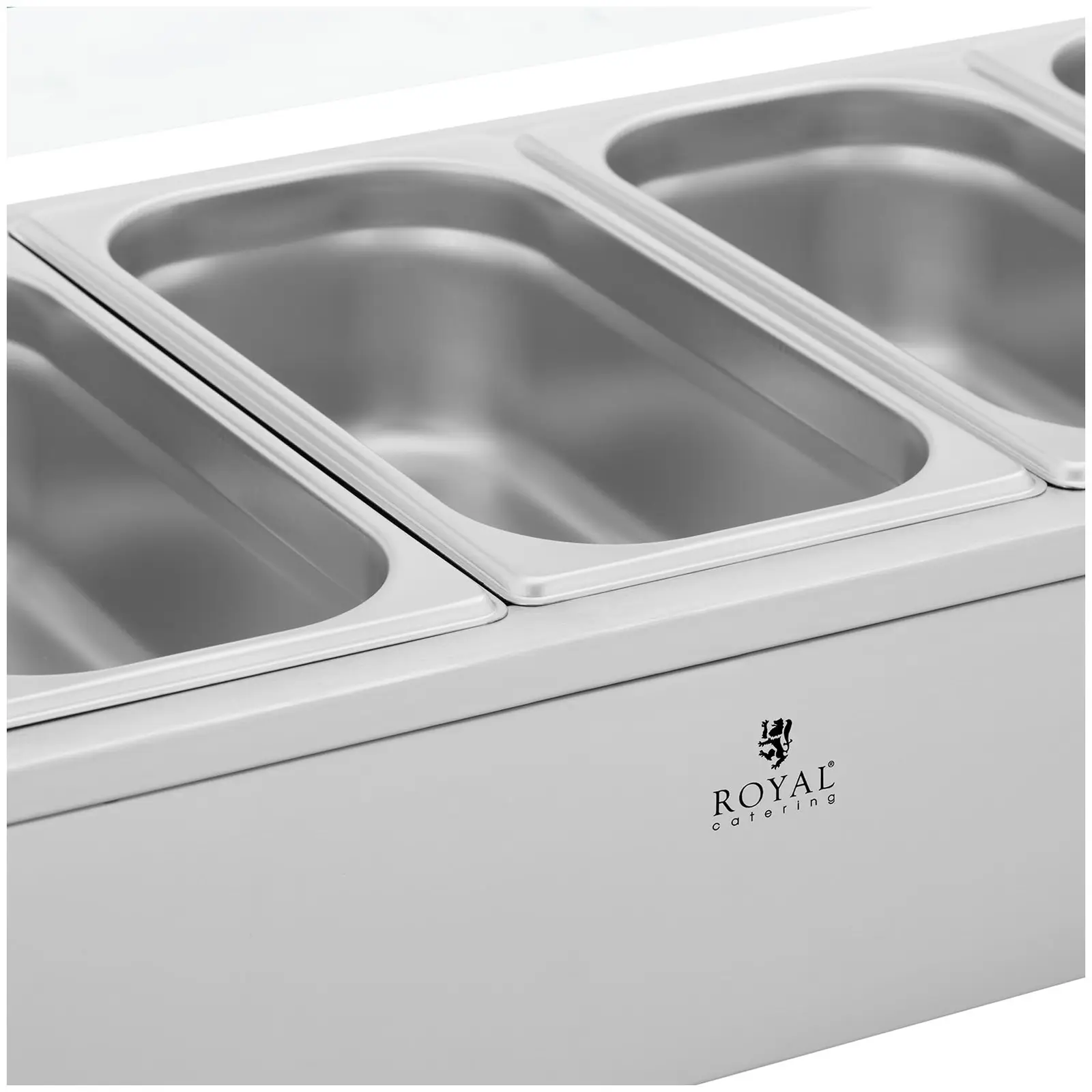 Bain marie professionnel - 6 bacs GN 1/3 - Royal Catering
