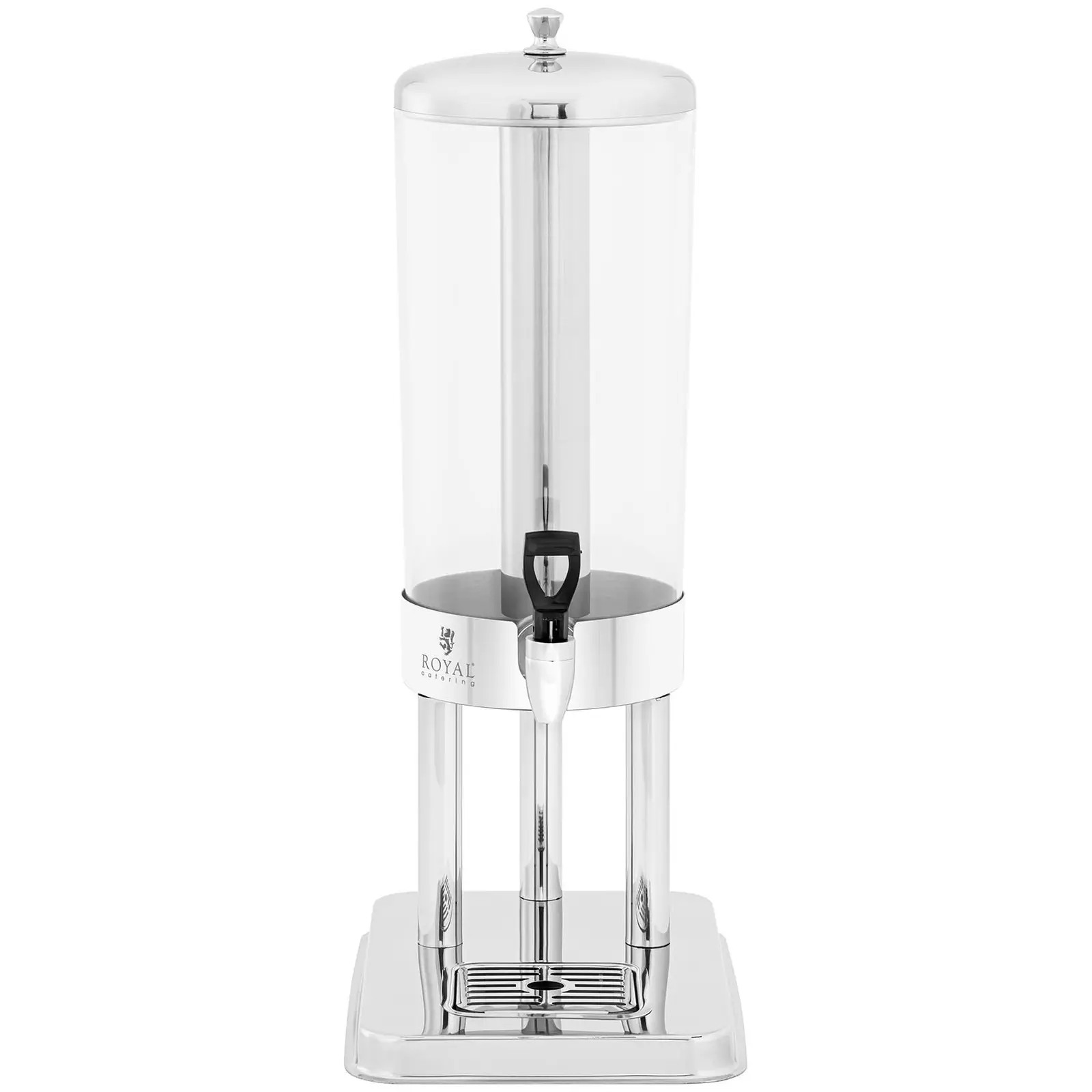 Fontaine à boisson - 5,5 L - avec système de refroidissement - acier inoxydable / plastique - Royal Catering (Matériau(x): Acier inoxydable)