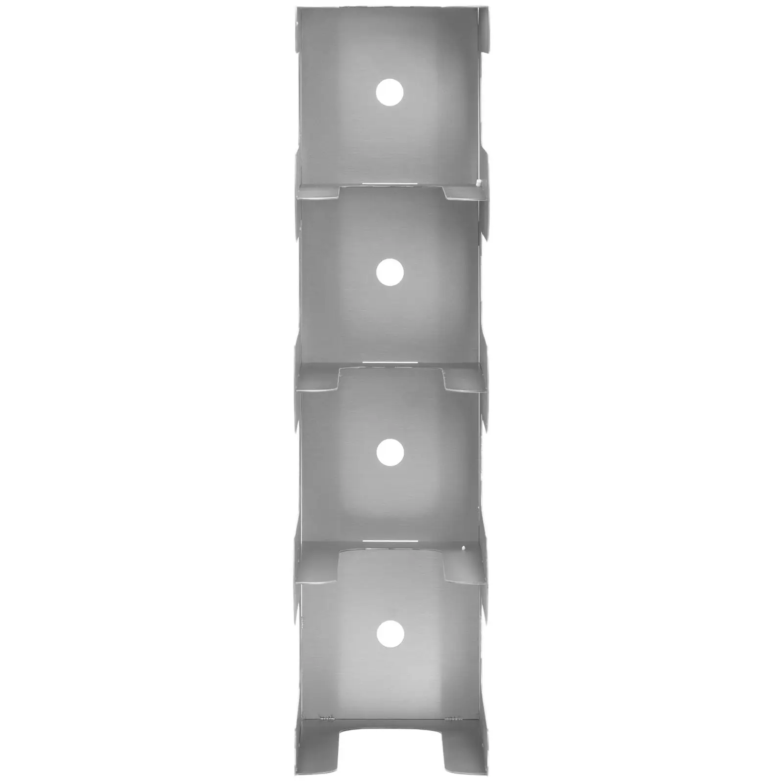 Zásobník na poháry - 4 Ventilátor - šikmý - nerez - Royal Catering (Materiál: Ušlechtilá ocel)