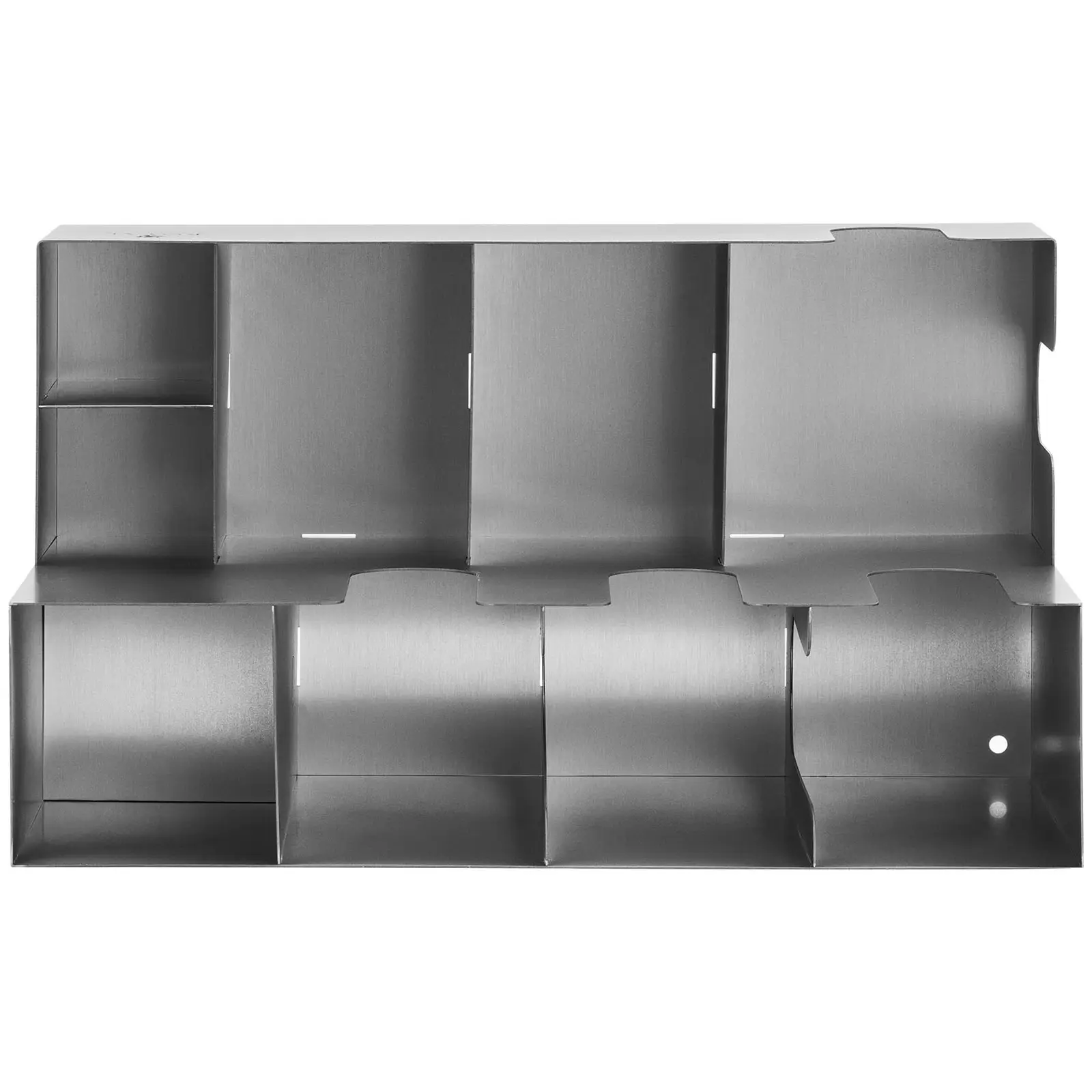 Stojan na hrnek a víčko - 9 Ventilátor - nerezová ocel - Royal Catering (Barva: Stříbrná)