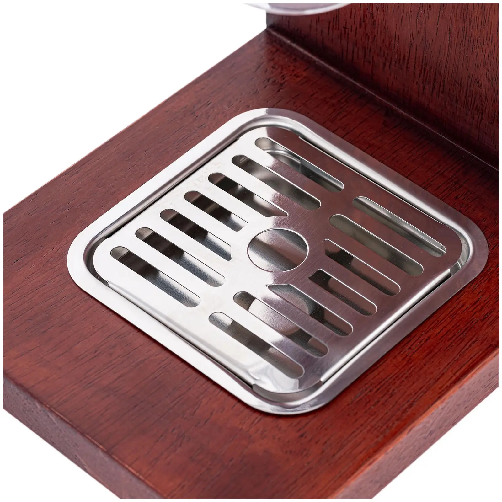 Müslispender - 3,5 l - Edelstahl / Kunststoff / Buchenholz - Royal Catering (Höhe Geschirr max.: 12.6 cm)