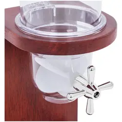 Cereal Dispenser - 7 l - stainless steel / plastic / beech wood - Royal Catering
