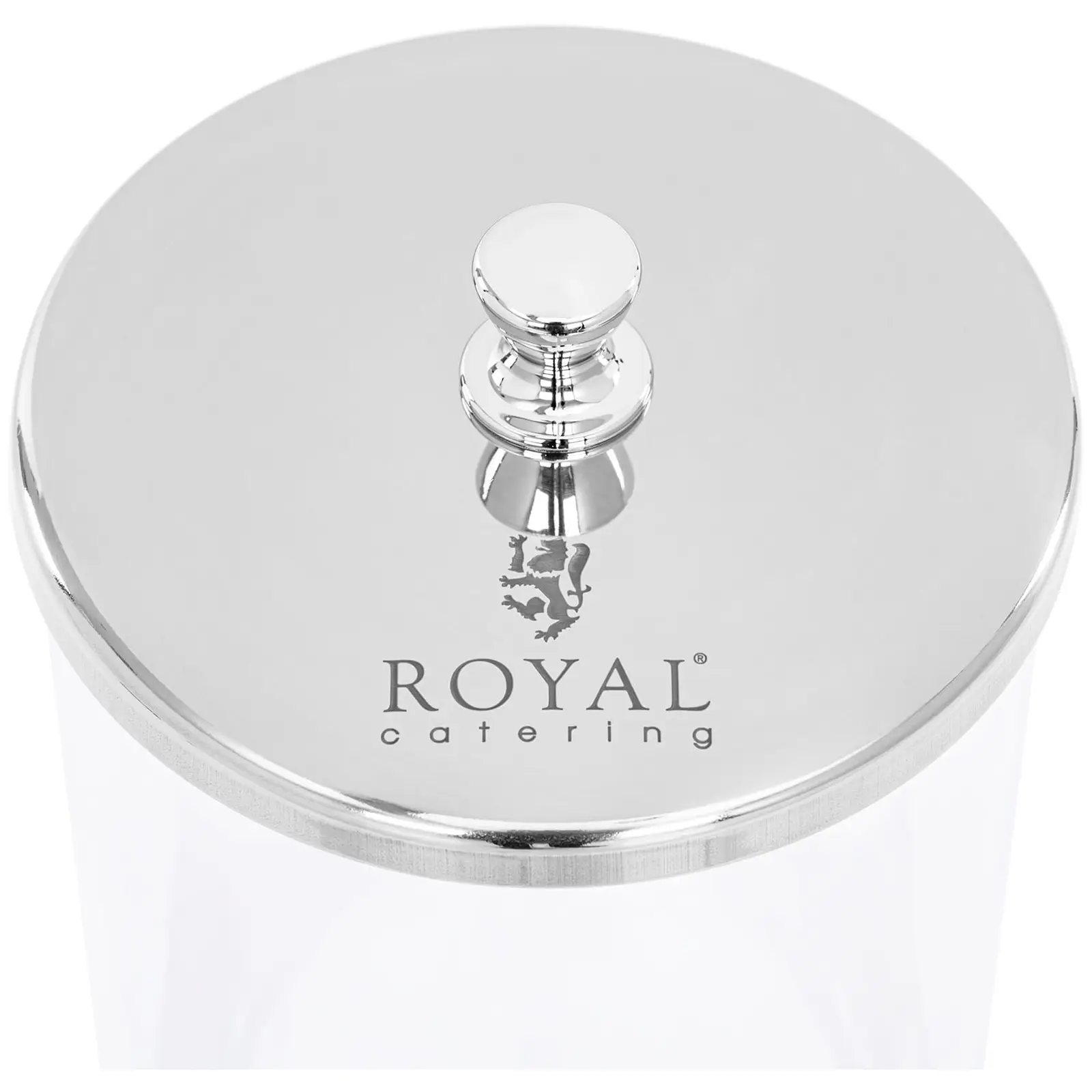 Müzli adagoló - 2 x 3,5 l - rozsdamentes acél / műanyag / bükkfa - Royal Catering