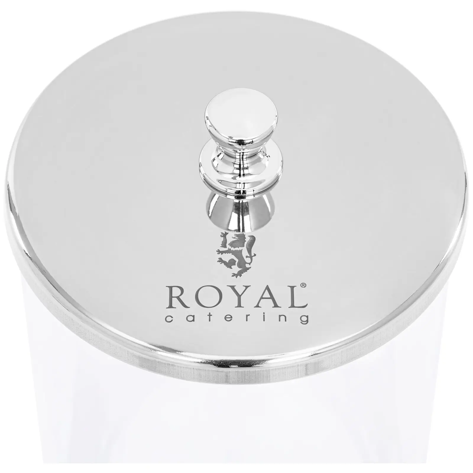 B-termék Müzli adagoló - 2 x 3,5 l - rozsdamentes acél / műanyag / bükkfa - Royal Catering