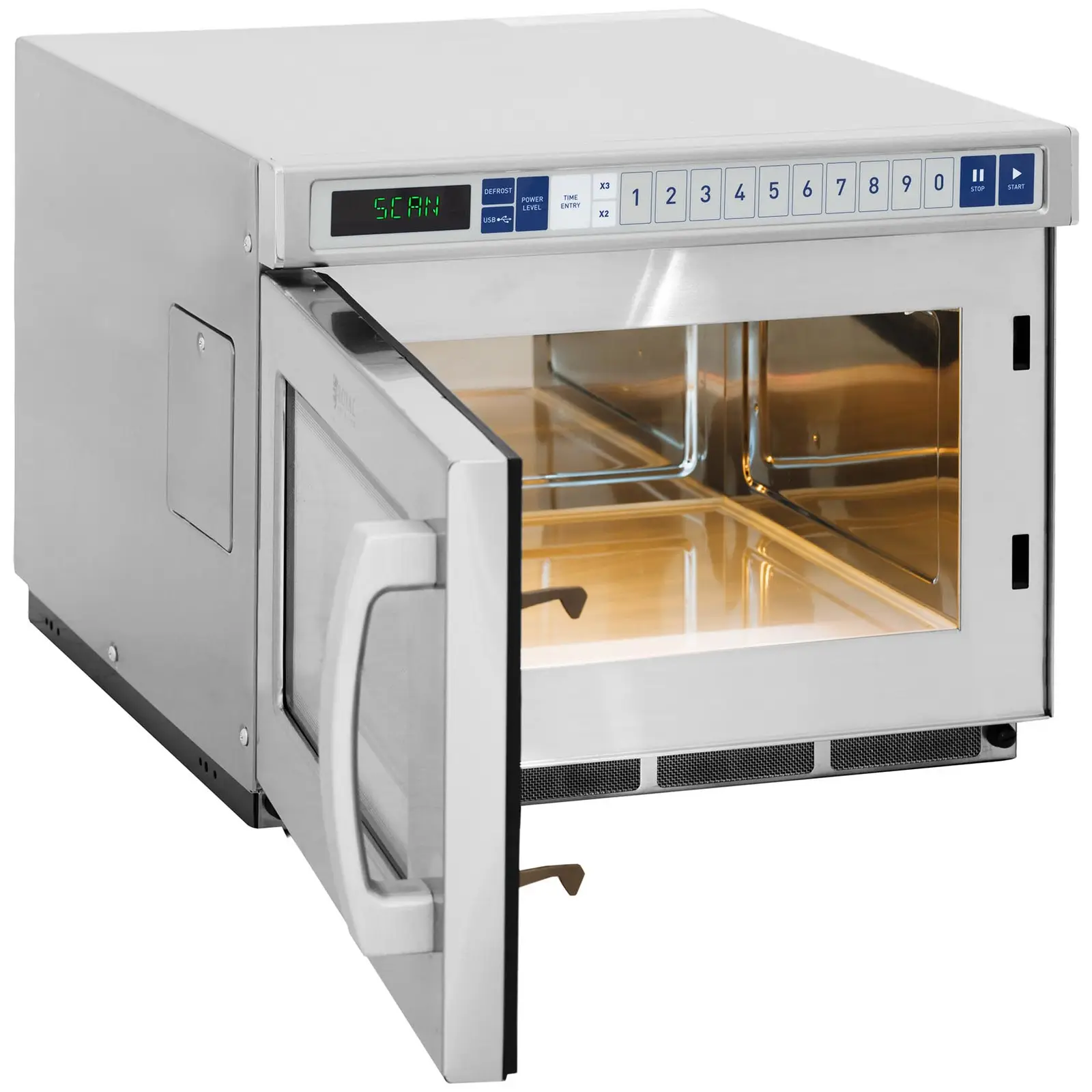 Mikrohullámú sütő - 3000 W - 17 l - Royal Catering