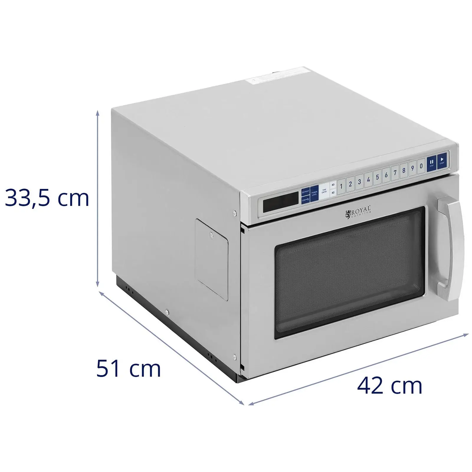 Mikrovlnná trouba - 3 000 W - 17 l - Royal Catering (Úrovně výkonu: 5)