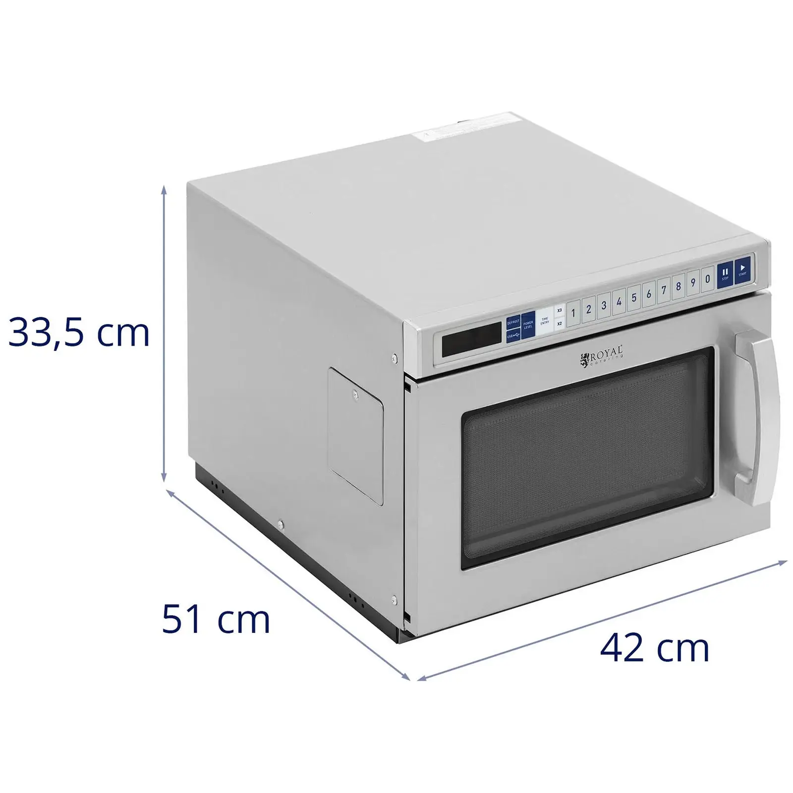 Gastro-Mikrowelle - 3000 W - 17 L - Royal Catering