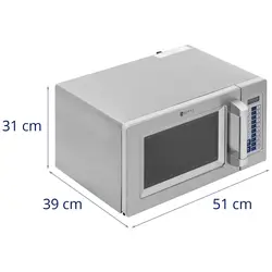 Forno a microonde - 1550 W -25 L - Royal Catering