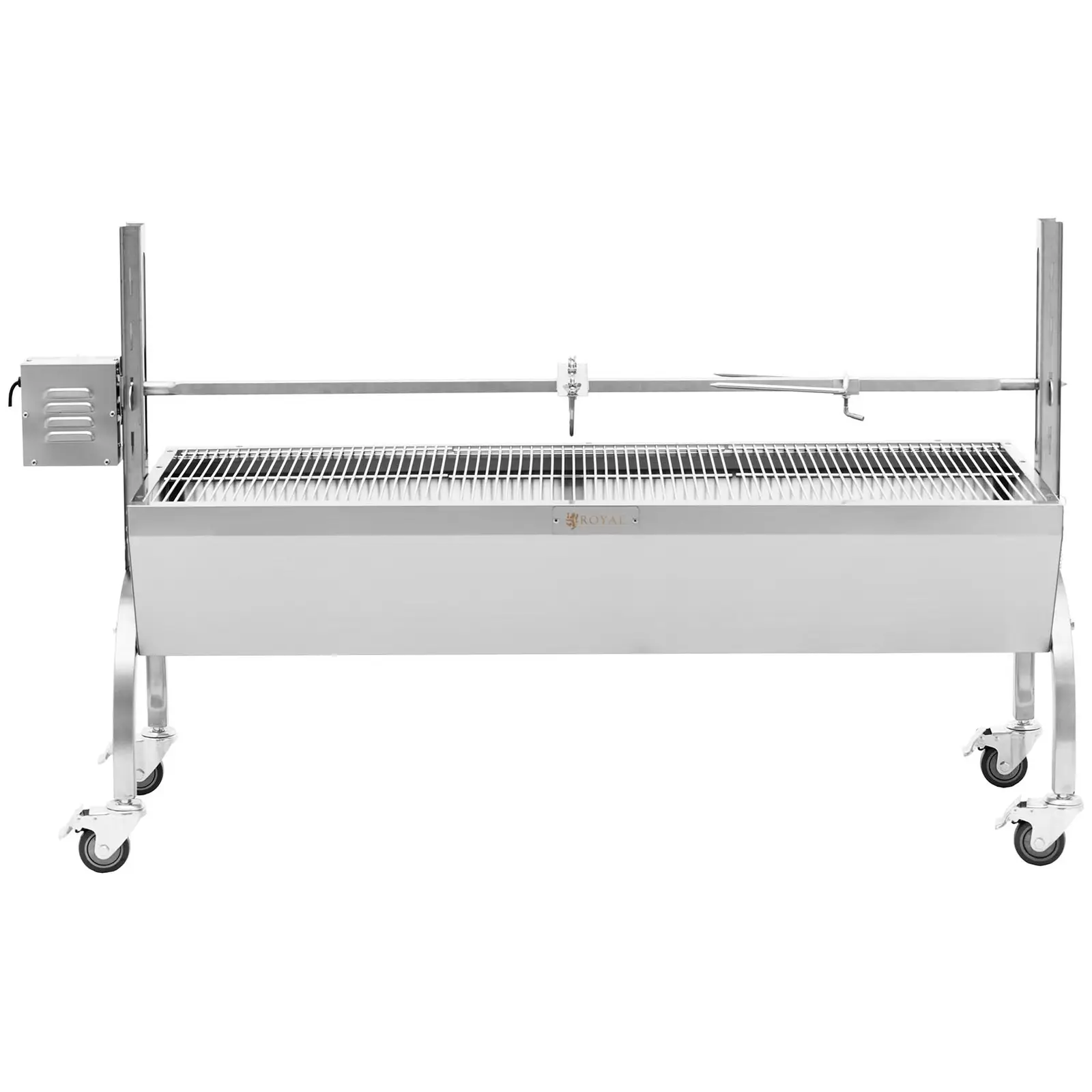 Andrahandssortering Rotisseriegrill - Med motor - 40 kg - Längd, grillspett: 137 cm - Rostfritt stål