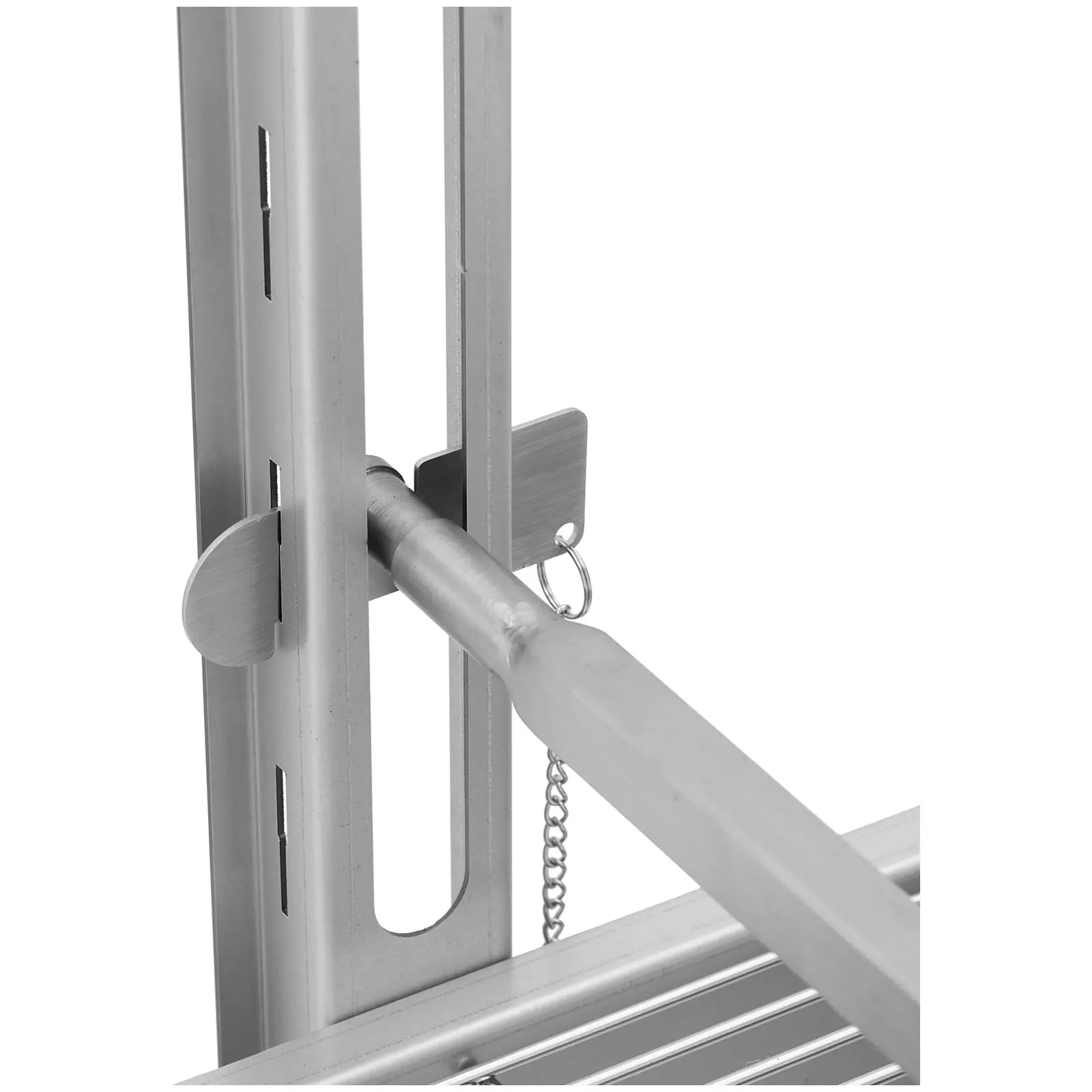 Barbecue tourne broche - motorisé - 40 kg - Longueur de la broche : 127 cm - Inox (Longueur de la broche: 127 cm)