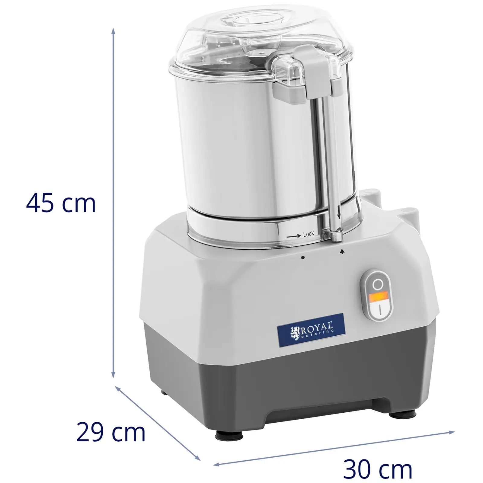 Stolní kutr - 1500 ot/min - 5 l - Royal Catering (Výkon [W]: 735)