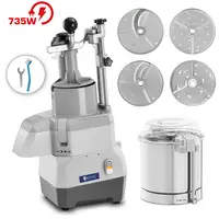 Vegetable slicer electric plus table cutter - 3 l - 735 W - 4 knife discs - Ø 174 mm - Royal Catering