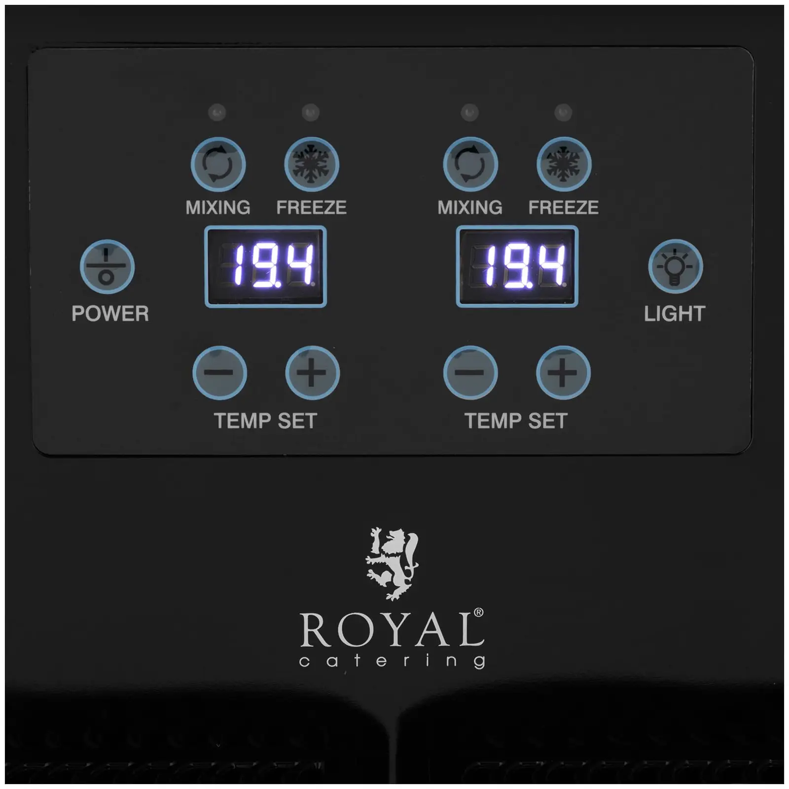 B-varer Slush Machine - 2 x 1,7 l - digitalt kontrollpanel - Royal Catering (Strømledning: 1.7 m)