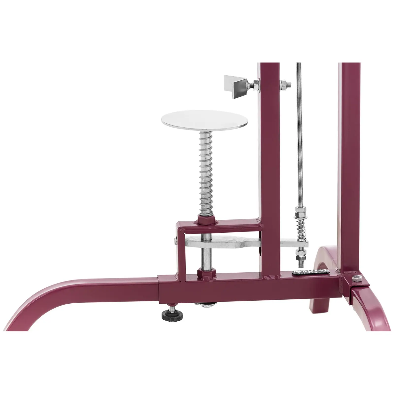 Boucheuse sur pied - 375 ml / 750 ml / 1.5 l - env. 300 bouteilles/h - Royal Catering (Diamètre du support de la bouteille: 10.5 cm)