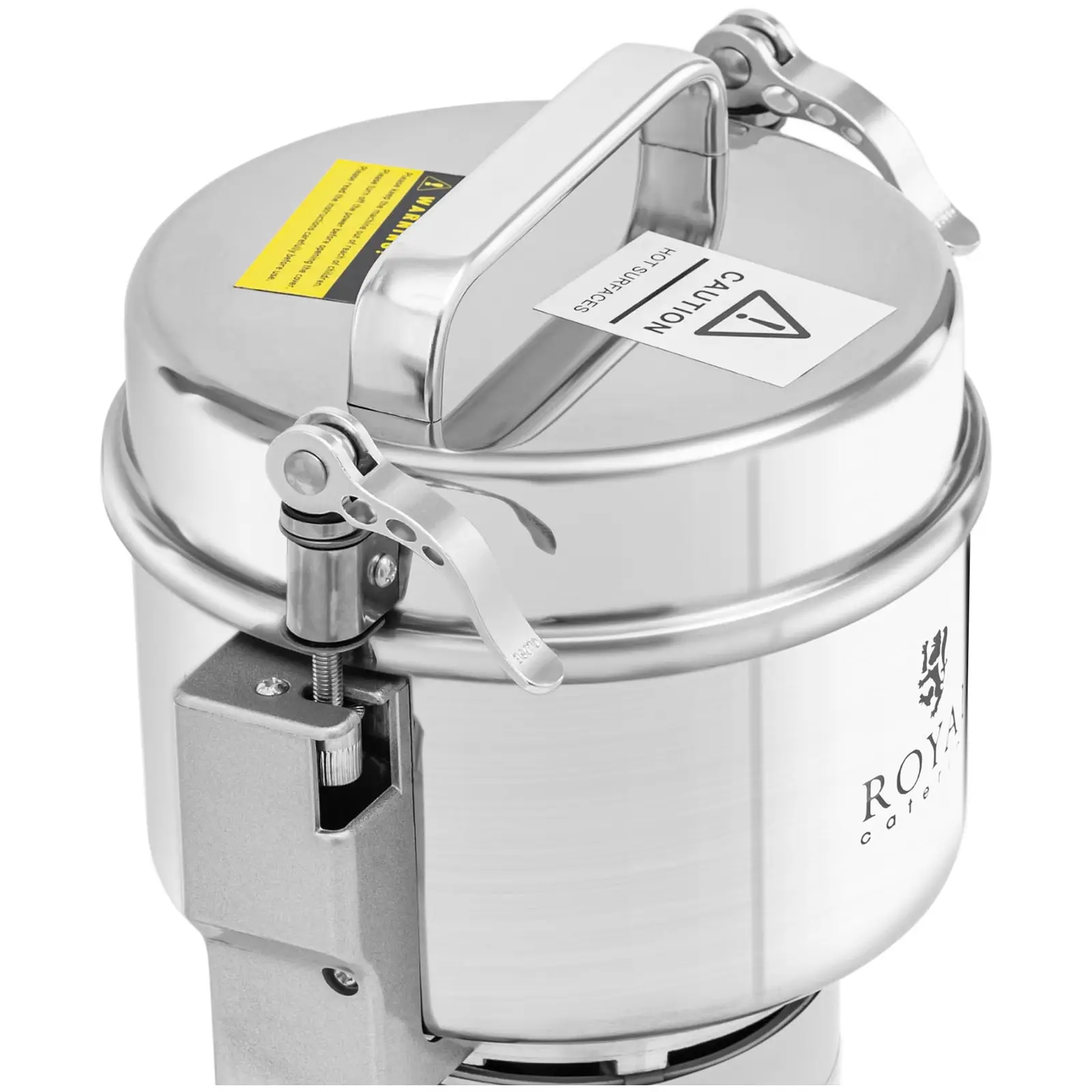 Elektrický mlýnek na koření - 800 g - 17 x 9 cm - 2 100 W - Royal Catering (Materiál: Ušlechtilá ocel)