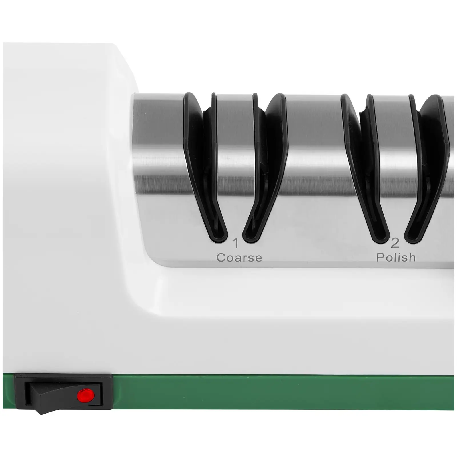 Electric Diamond Knife Sharpener - 2 levels - 20° - white - Royal Catering