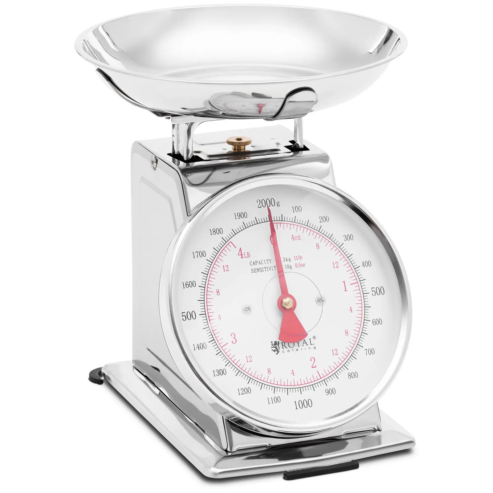 Mechanical Kitchen Scales - analogue - 2 kg - Royal Catering