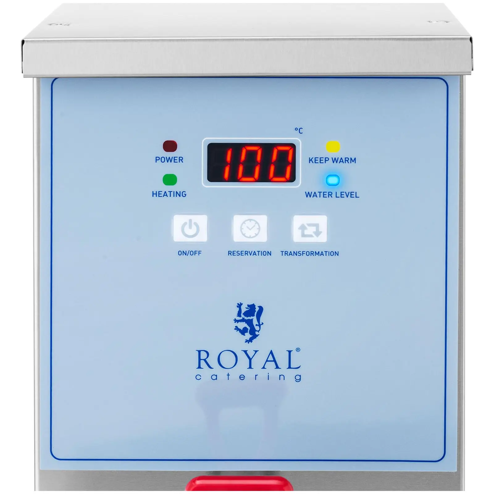 Distributeur d'eau chaude - 10 L - 3000 W - Raccord d'eau - Royal Catering