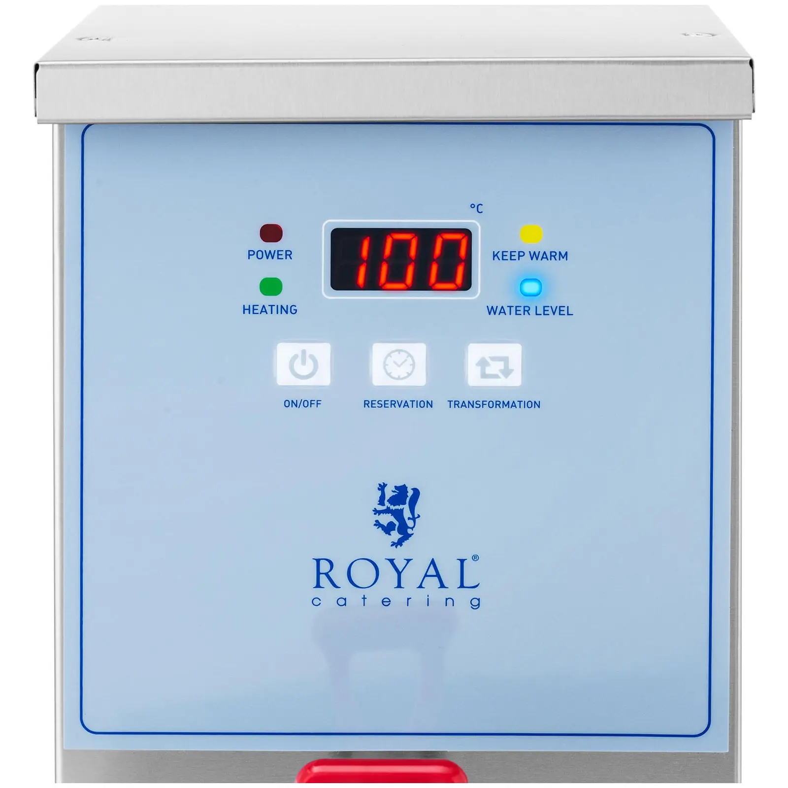 Chaleira de água quente - 10 l - 3000 W - ligação de água - Royal Catering