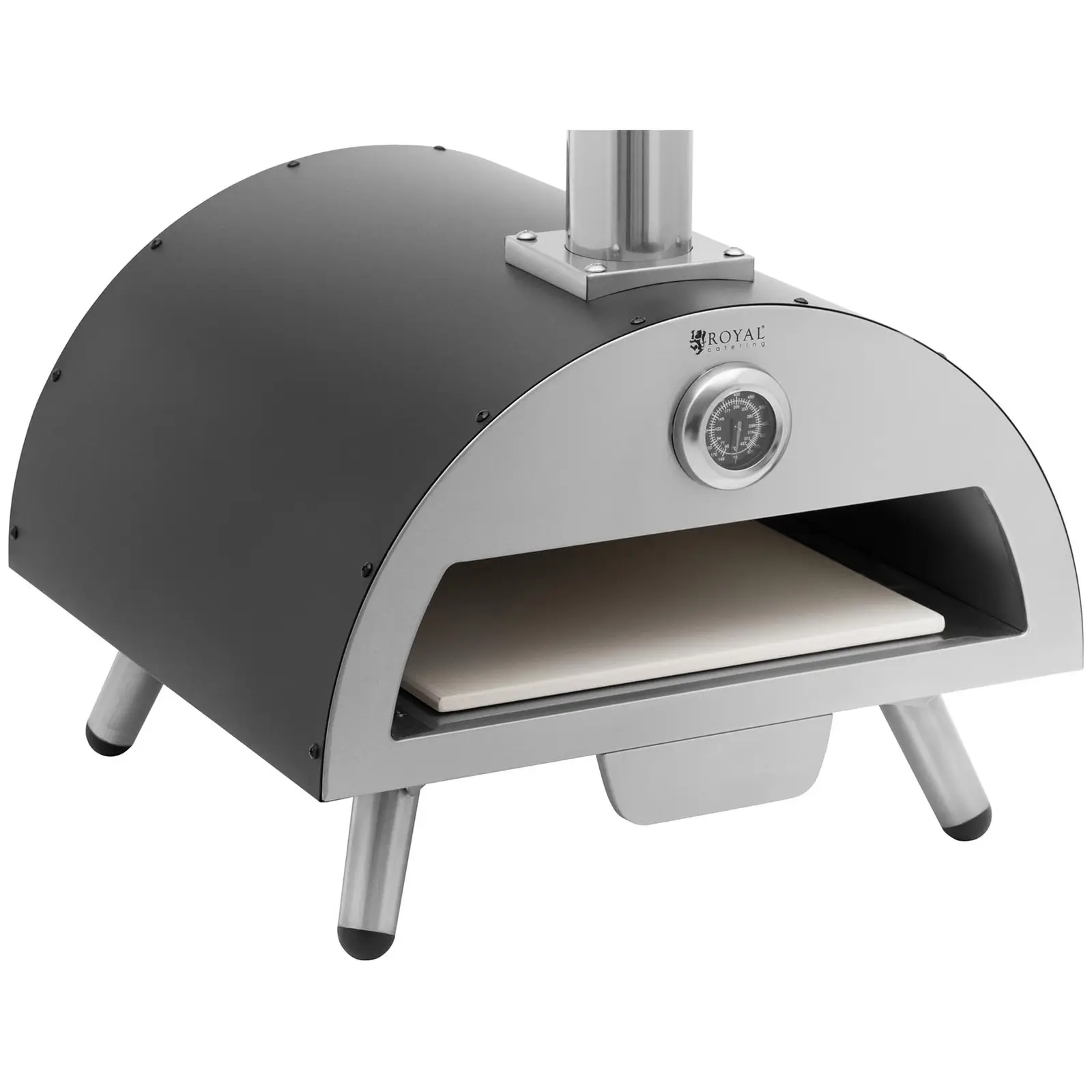 Horno de leña para pizza - cordierita - 190 °C - Ø 33 cm - Royal Catering