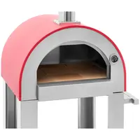 Puulämmitteinen pizzauuni - pohja savesta - 220 °C - Ø 40,5 cm - Royal Catering